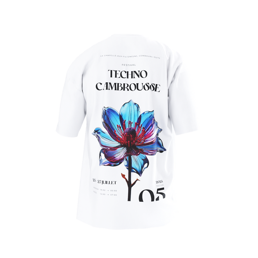Tee blanc - Floral Print (précommande)